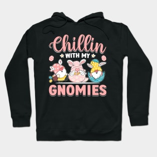 Chillien With My Gnomies funny easter t shirt Hoodie